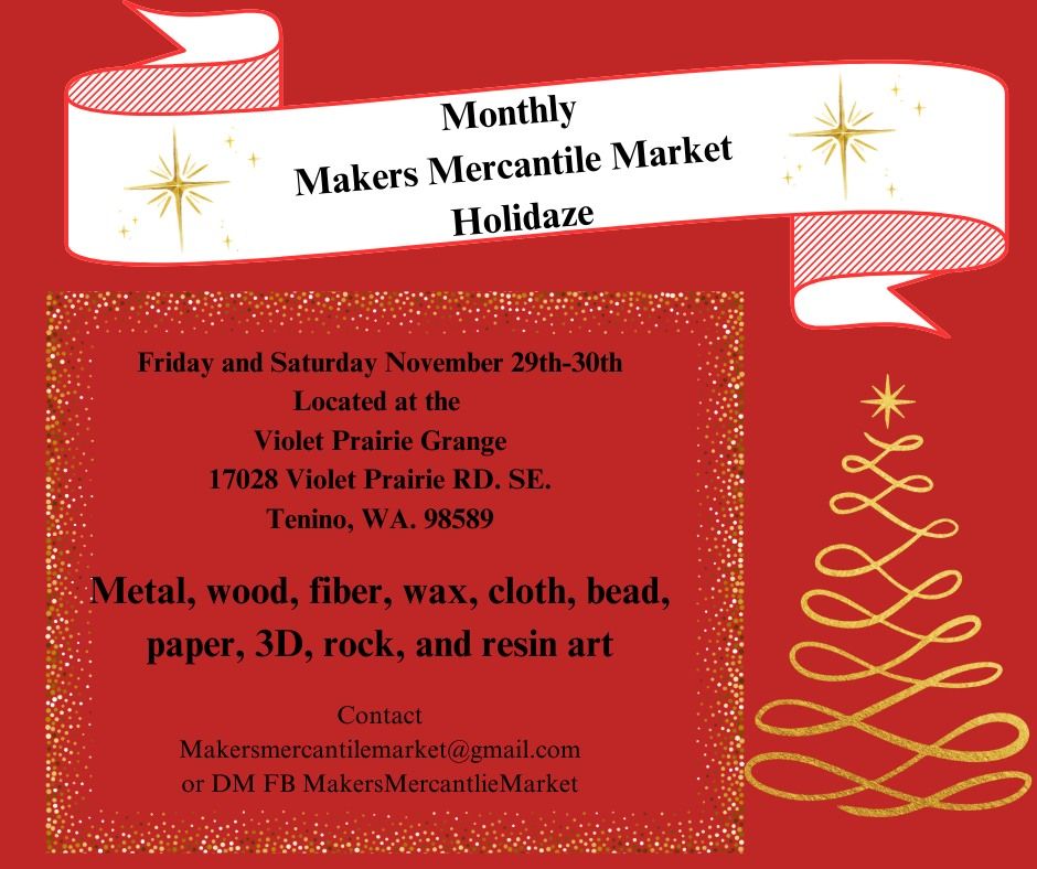 Monthly Makers Mercantile Market