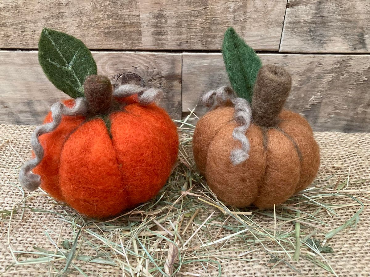 Needlefelting with Sue Lewis - Pumpkin