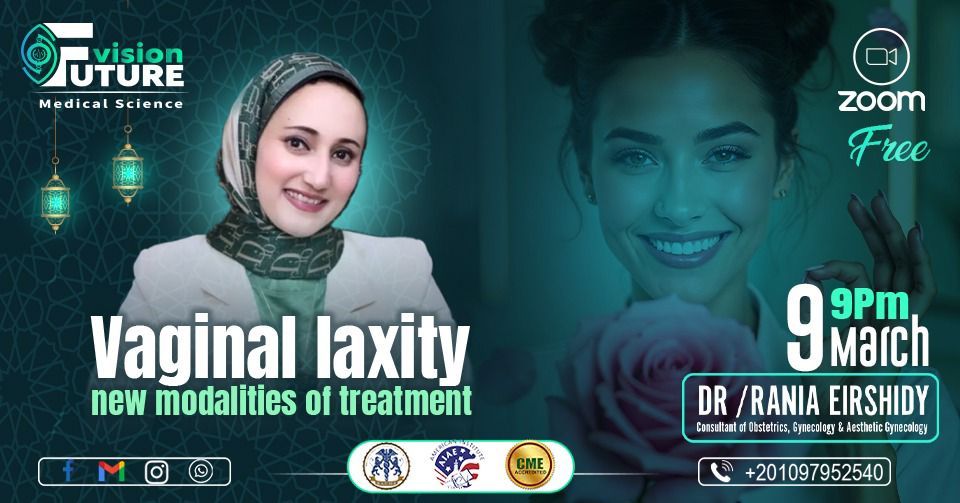 Vaginal laxity , new modalities of treatment By Dr.Rania ElRashidy