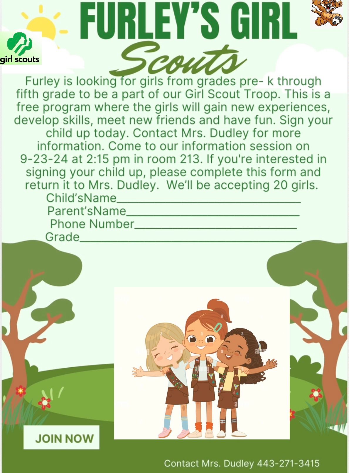 Girl Scouts Is Coming to Furley