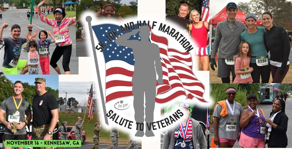 Salute to Veterans 5K\/10K\/Half Marathon - Atlanta