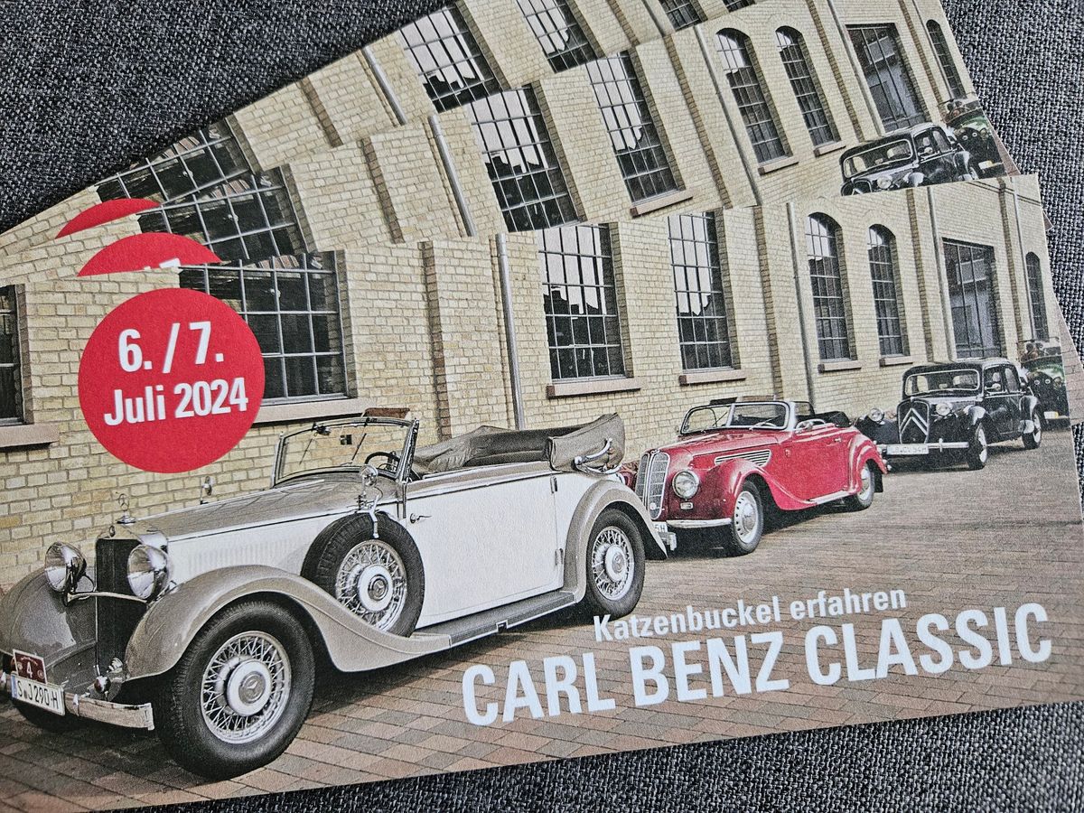 Carl Benz Classic - Katzenbuckel erfahren