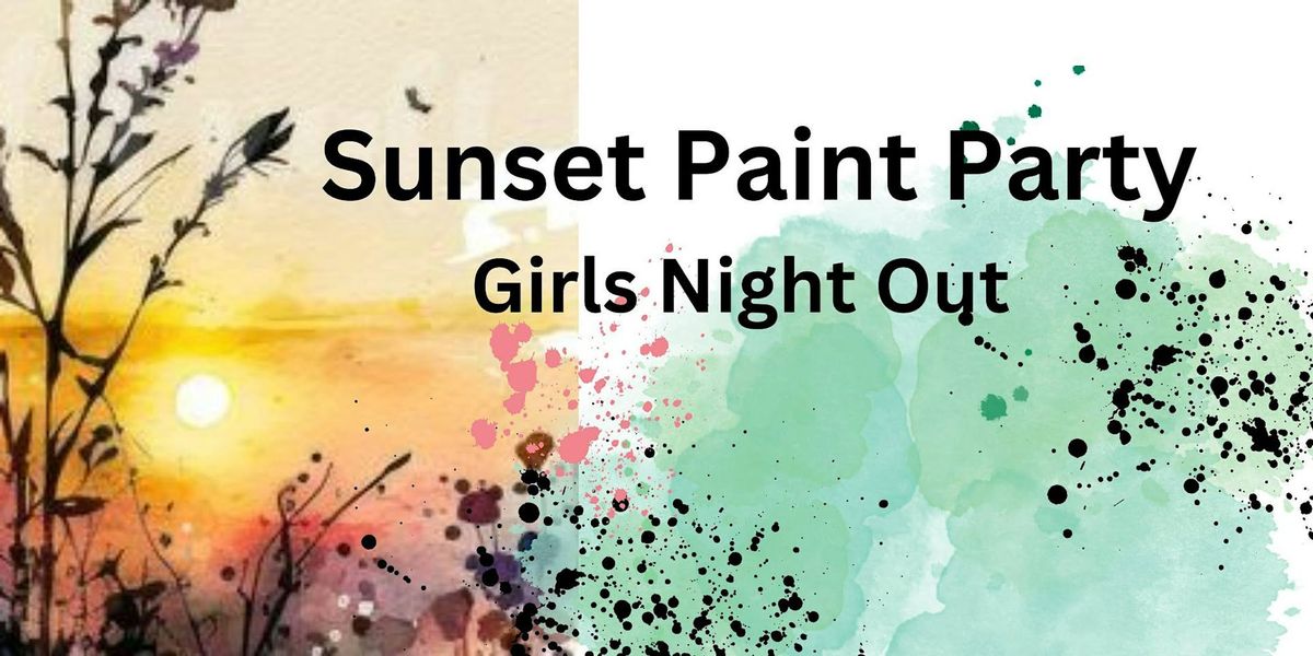 Sunset Painting Party Girls Night Out