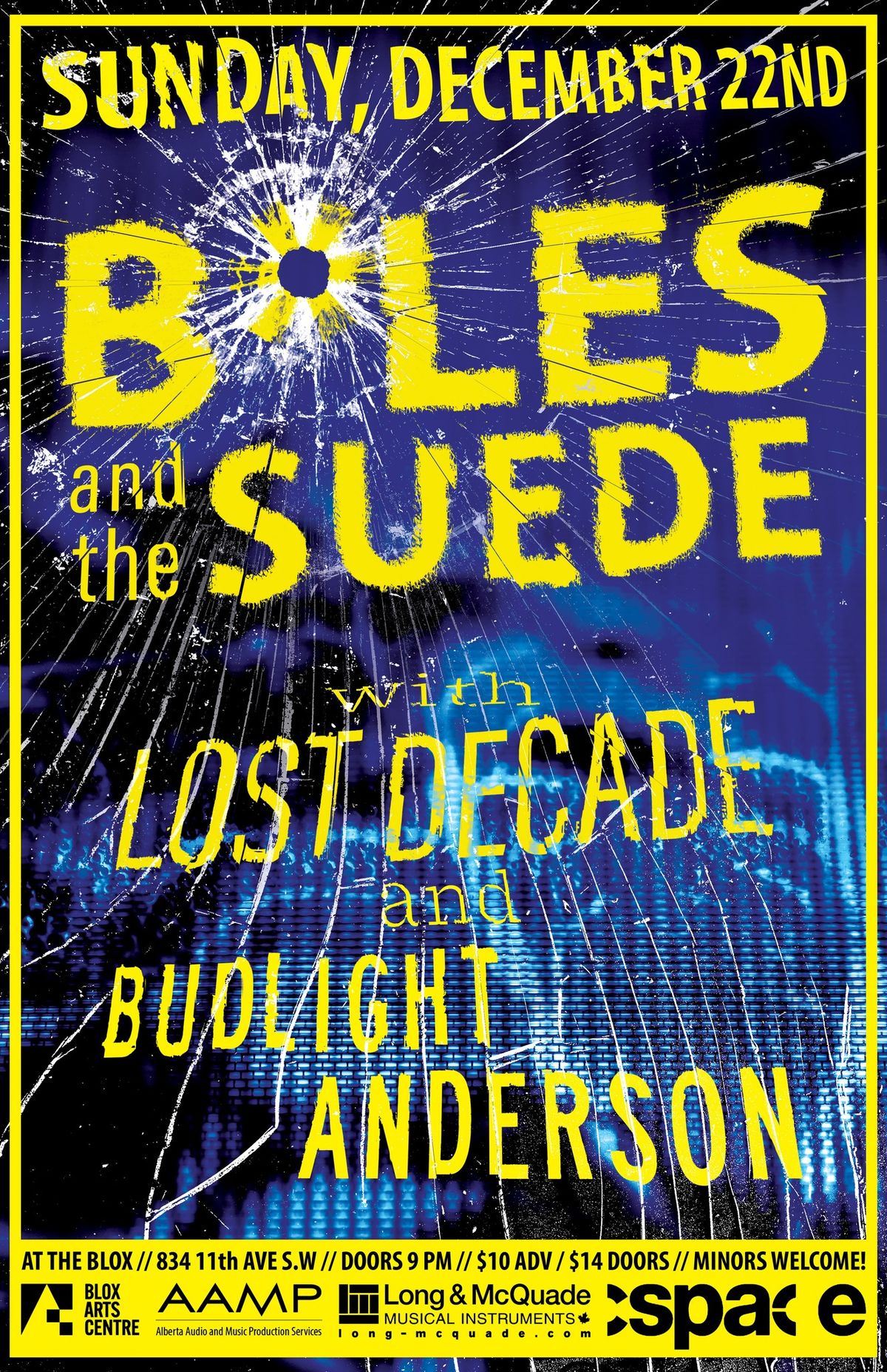 B*les and The Suede w\/ Lost Decade & Budlight Anderson