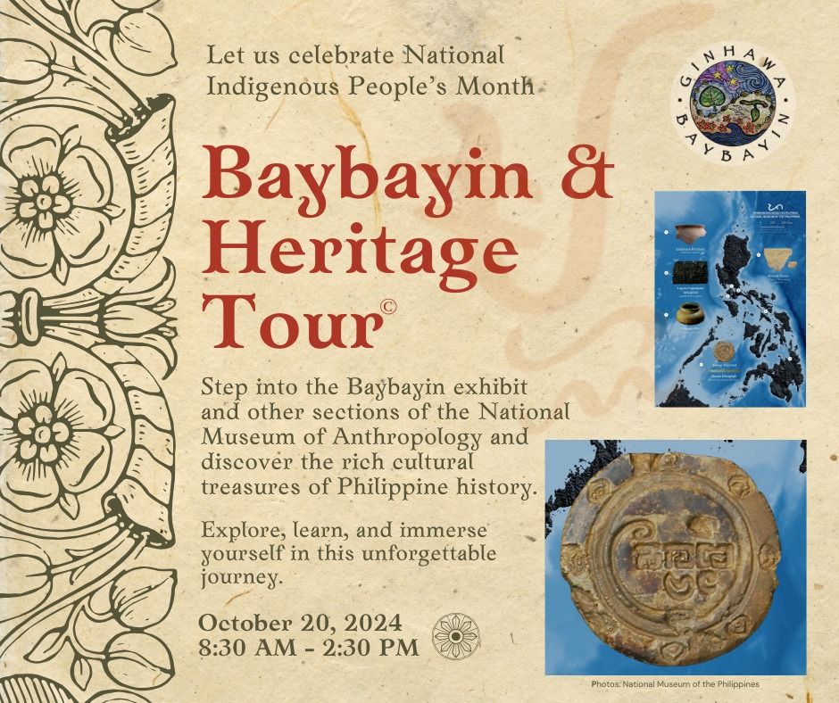 BAYBAYIN and HERITAGE Tour