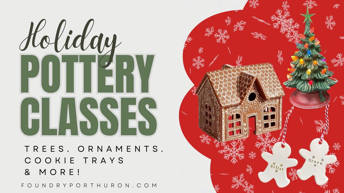 Holiday Themed Pottery Classes