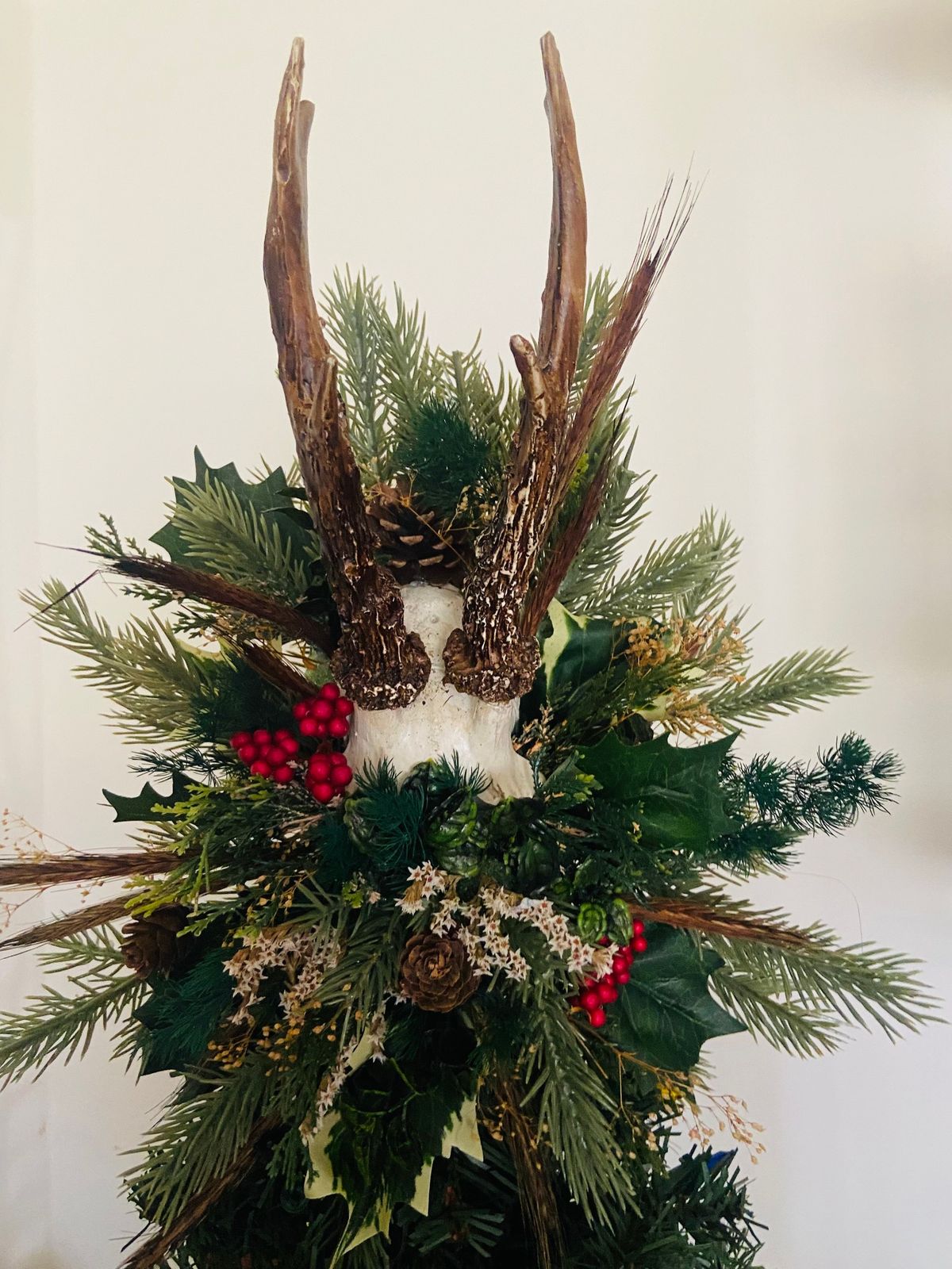 Roe Deer Tree Topper\/ Mount $70 (12-2pm)