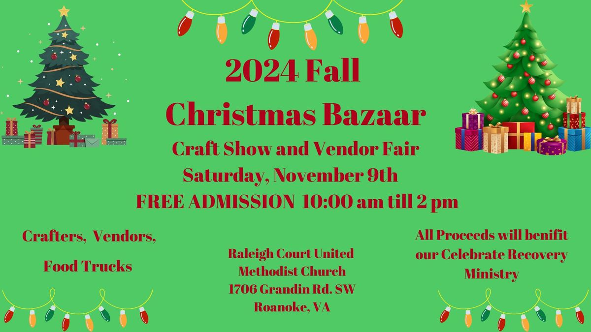 2024 Fall Christmas Bazaar