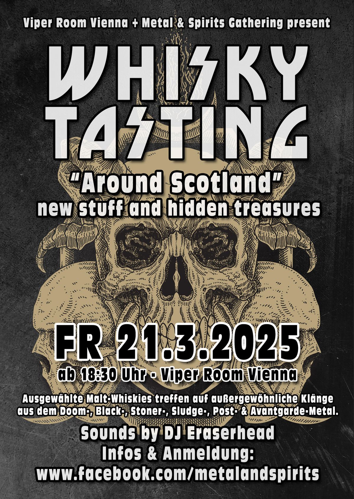 Metal & Spirits Gathering - Whisky Tasting M\u00e4rz 2025 Around Scotland-new stuff and hidden treasures