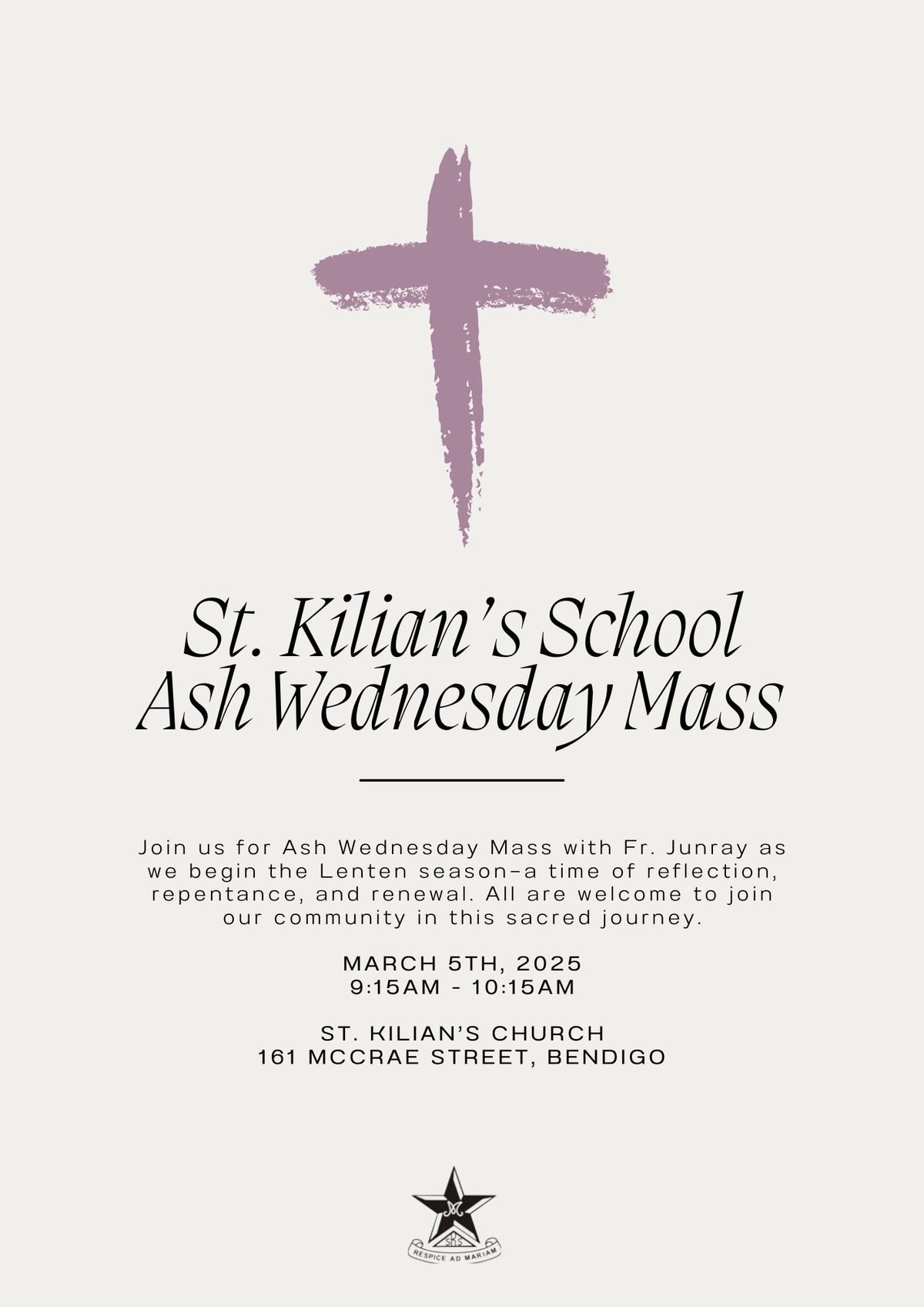 Ash Wednesday Mass