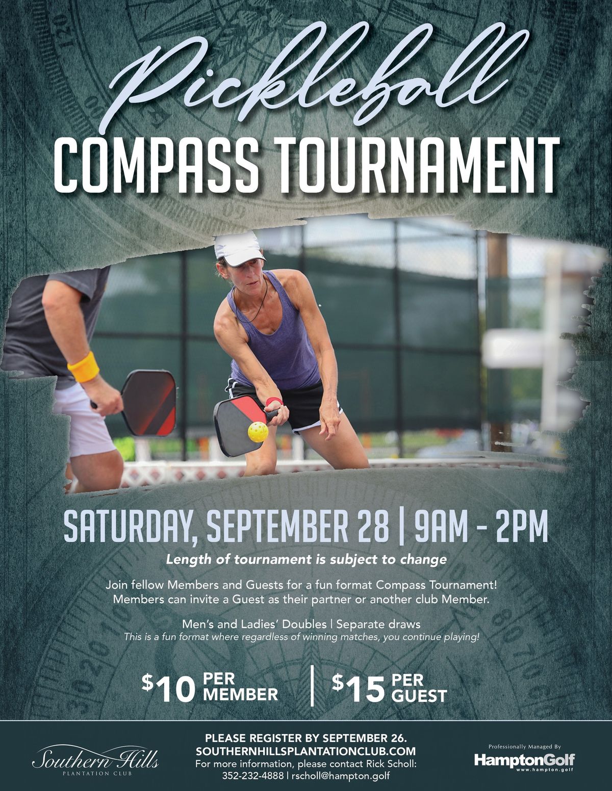 Pickleball Compass Tournament (Member Event)