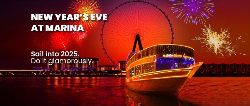 New Year Eve on Alishba Cruise at Marina