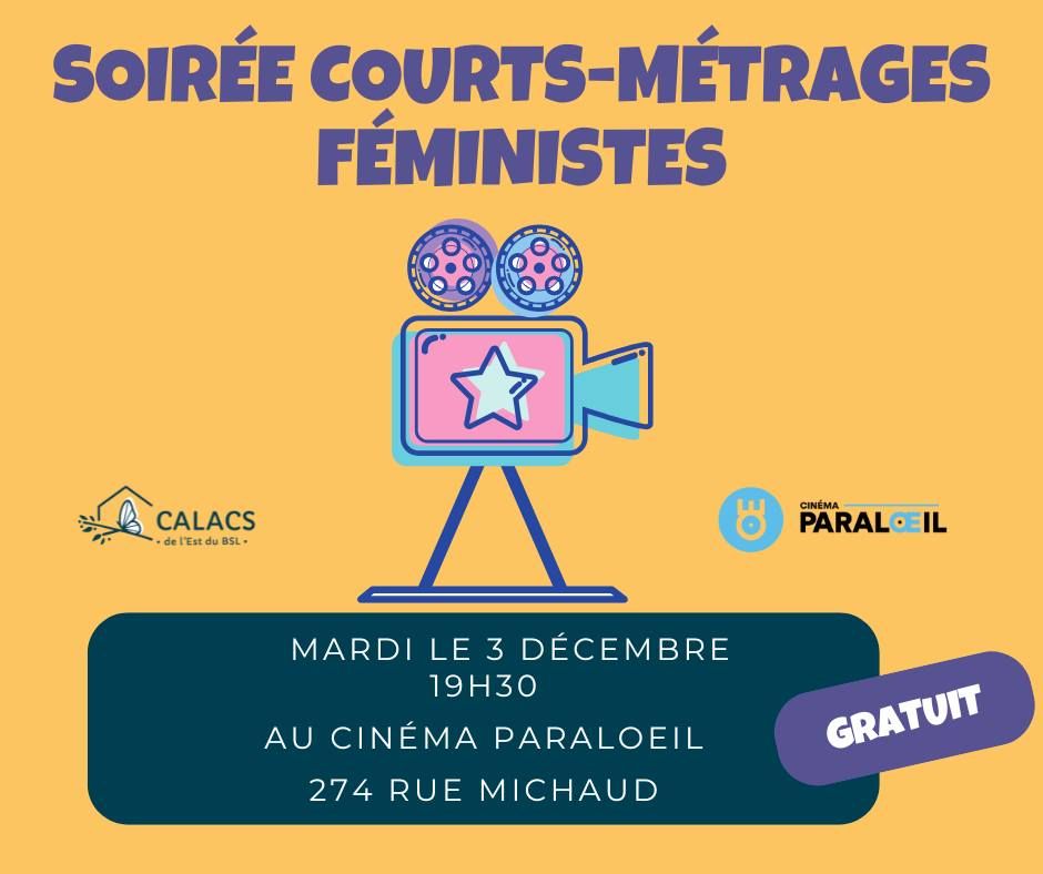 Soir\u00e9e courts-m\u00e9trages f\u00e9ministes