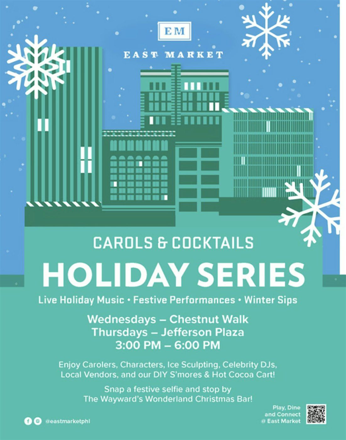 East Market Holiday Series:  Carols, and Cocktails