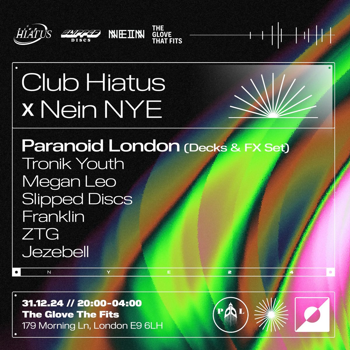 Club Hiatus X Nein Records NYE Party