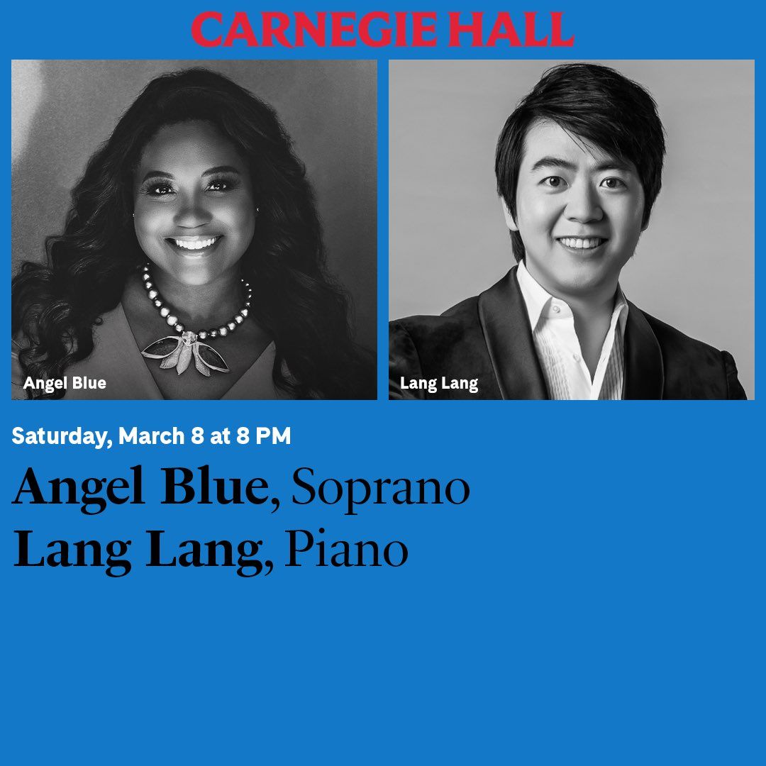 Angel Blue and Lang Lang