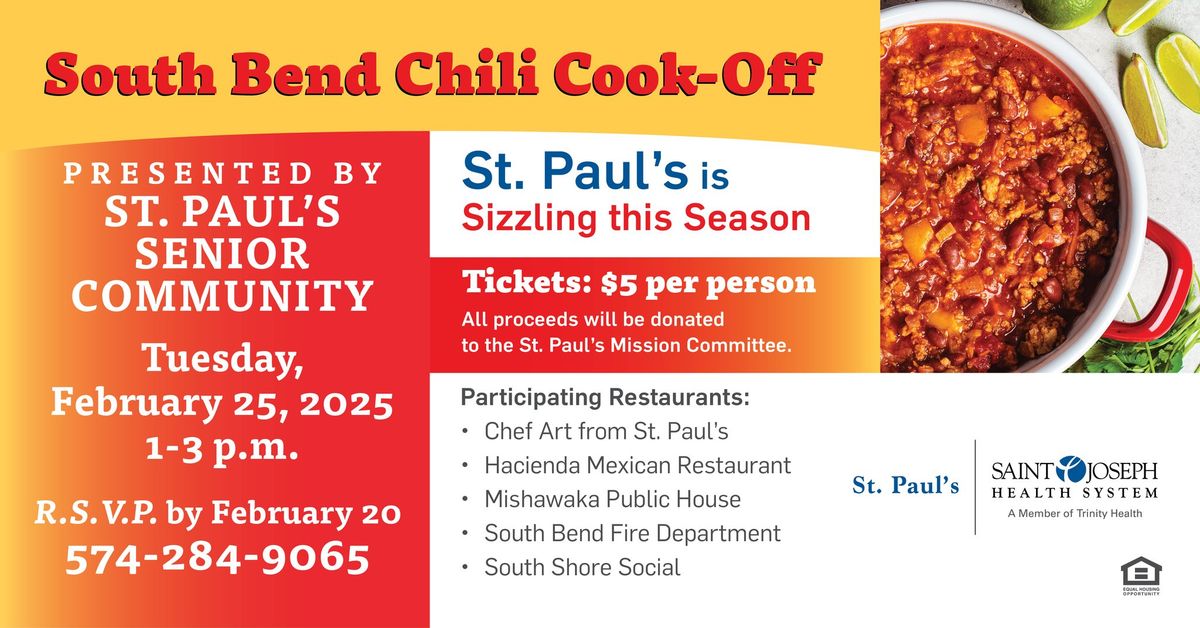 South Bend Chili Cook-off Featuring Local Chefs