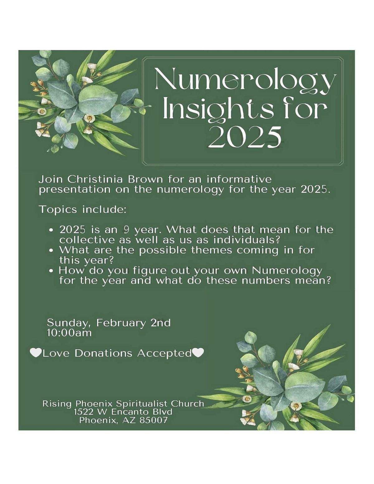 Numerology Insights for 2025