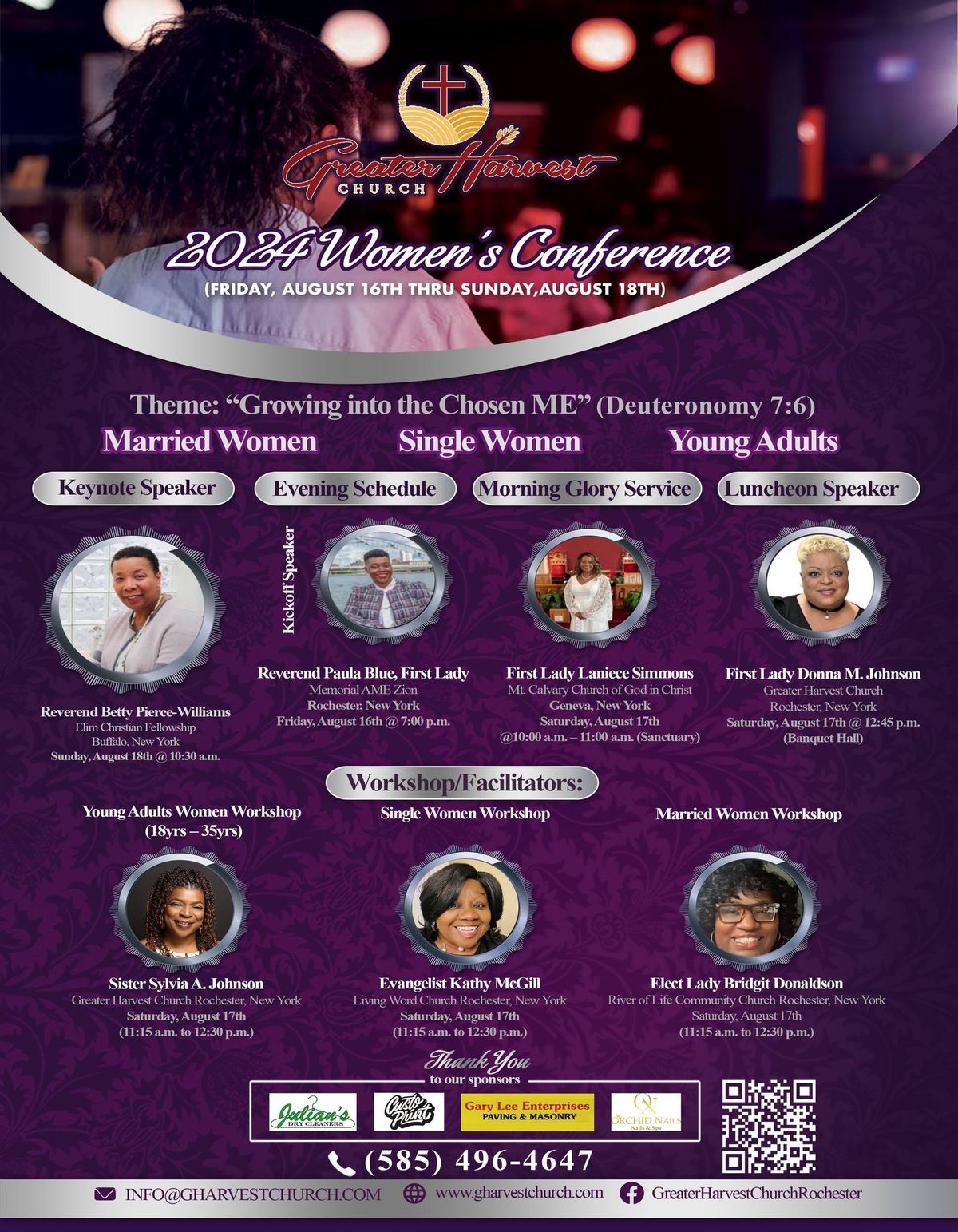  Greater Harvest Church 2024 Women\u2019s Conference 