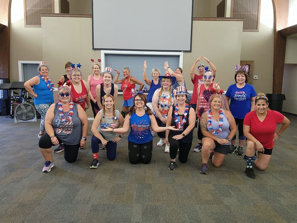 Zumba with Mitzi, Woodlawn Christian Church, Knoxville, 28 July 2022