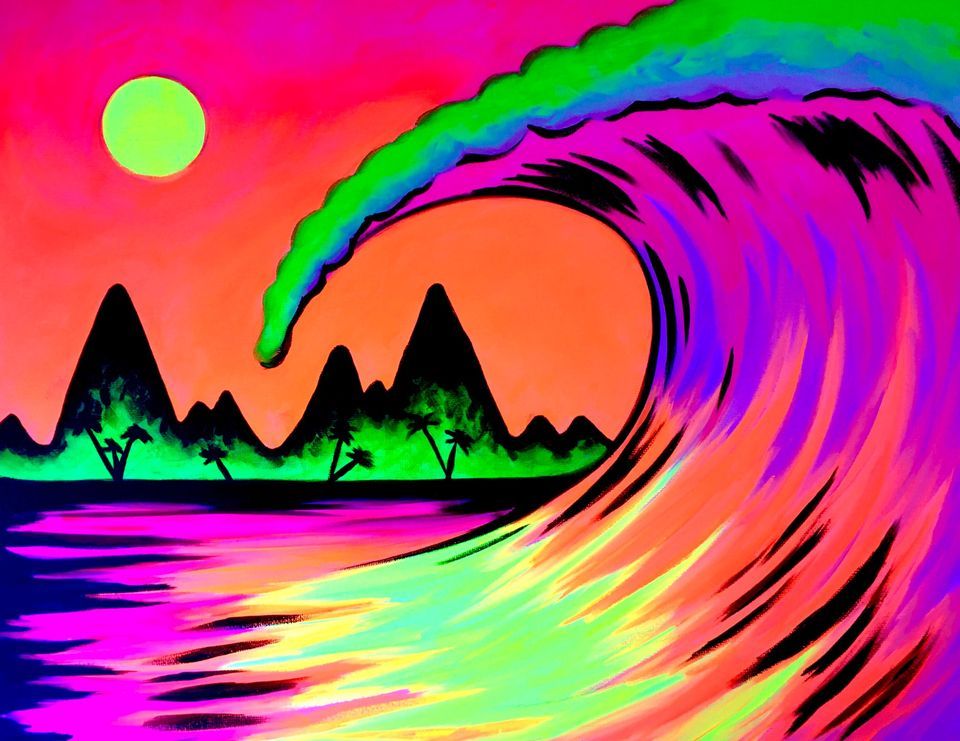 Auckland Glow in the Dark Paint Night - Glow Wave