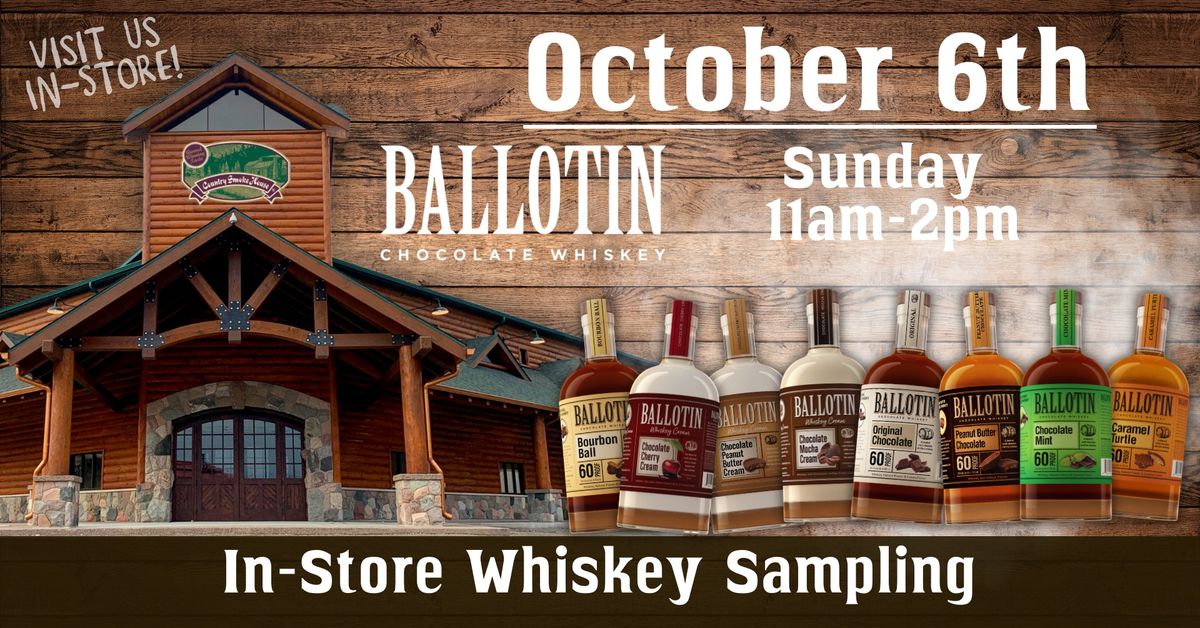 Ballotin Tasting @ Country Smoke House