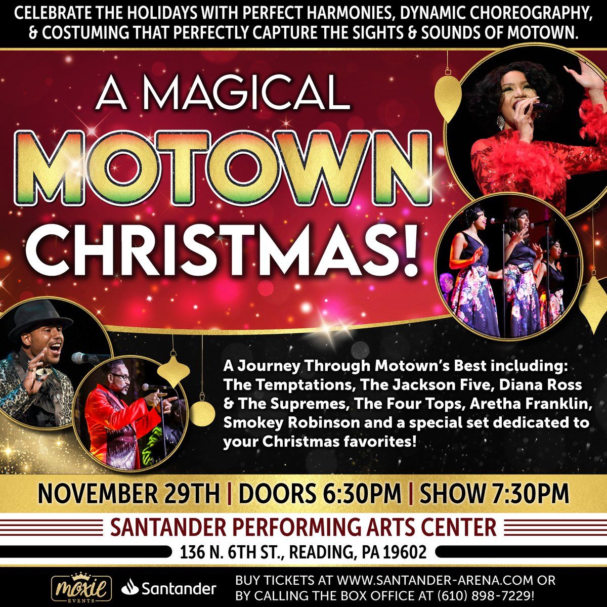 A Motown Christmas at Santander Performing Arts Center