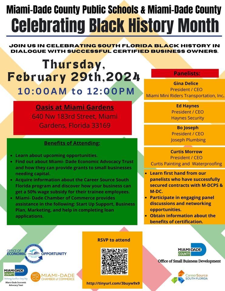 Celebrating Black History Month with Miami-Dade County Schools & Miami-Dade County