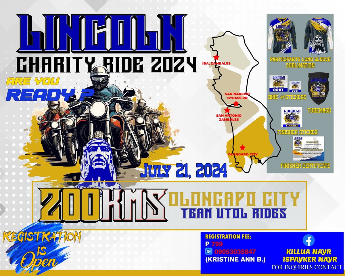 Lincoln Charity Ride 2024