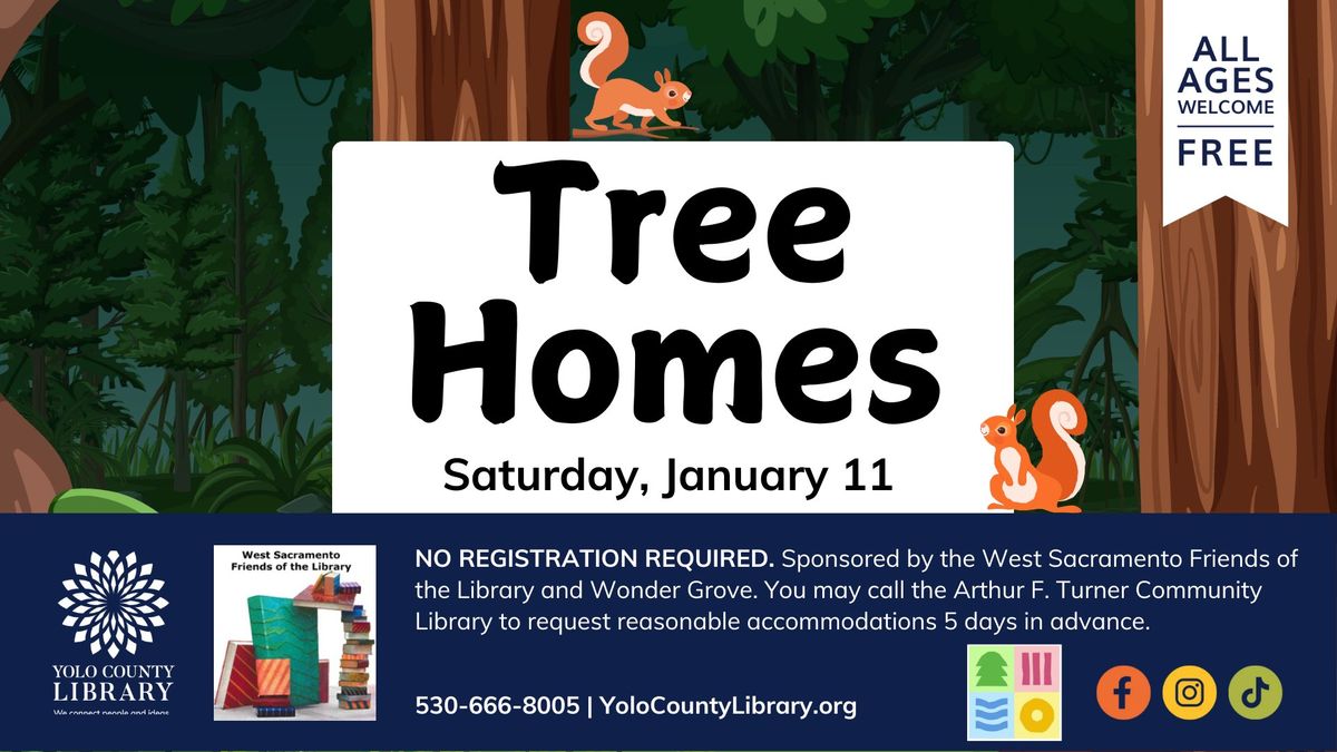 January Library Series: Tree Homes