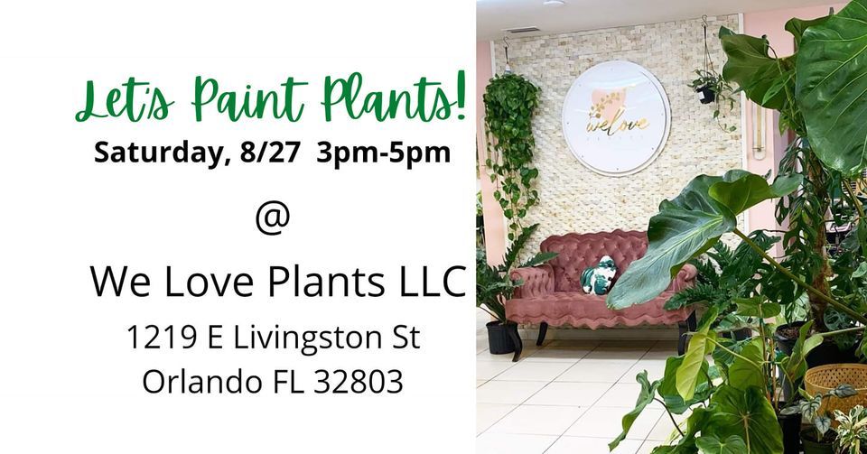 Let's Paint Plants!
