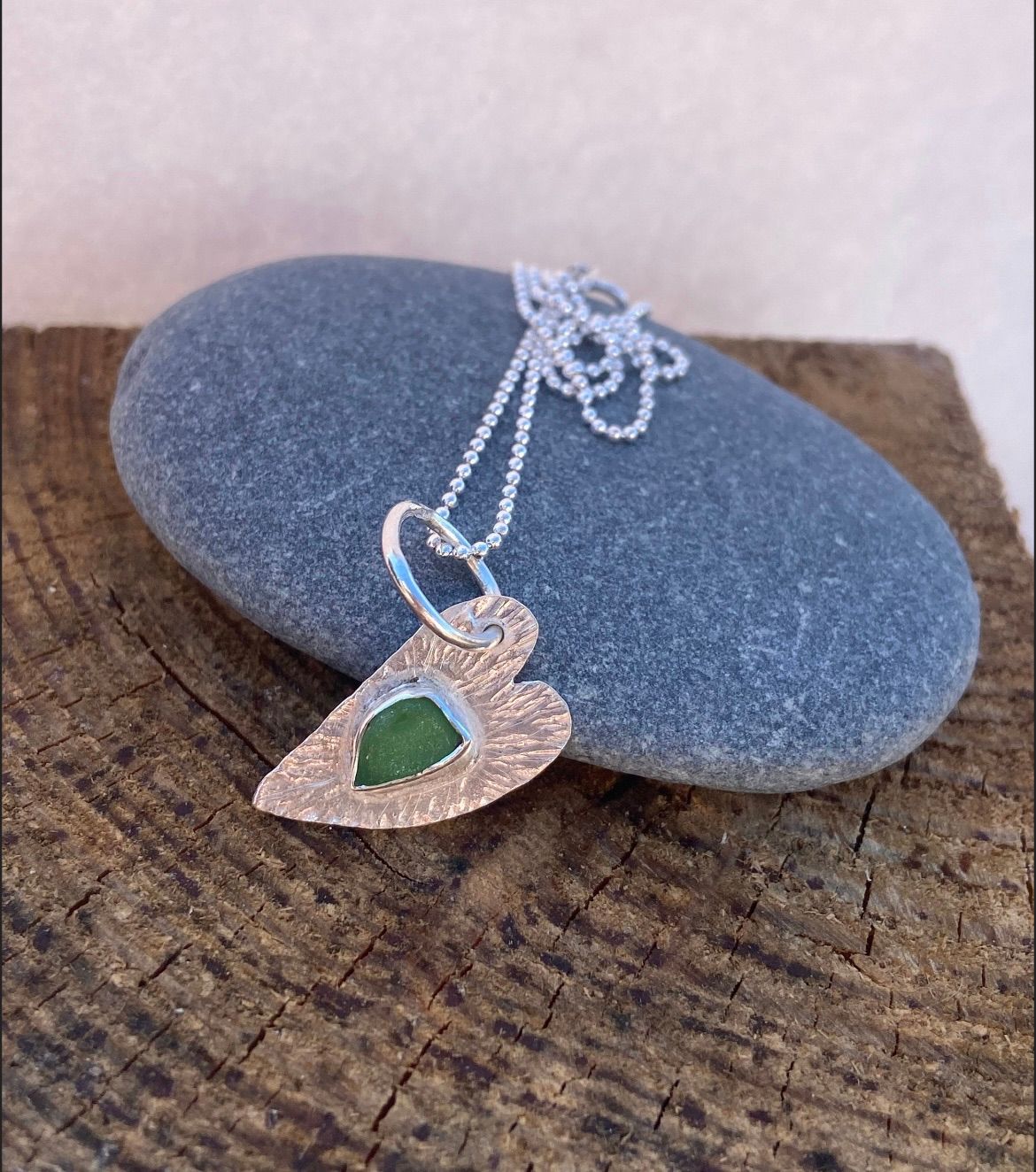 Seaglass pendant workshop