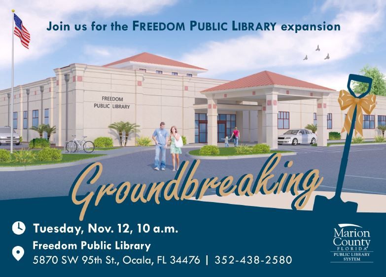 Freedom Library Expansion Groundbreaking Event