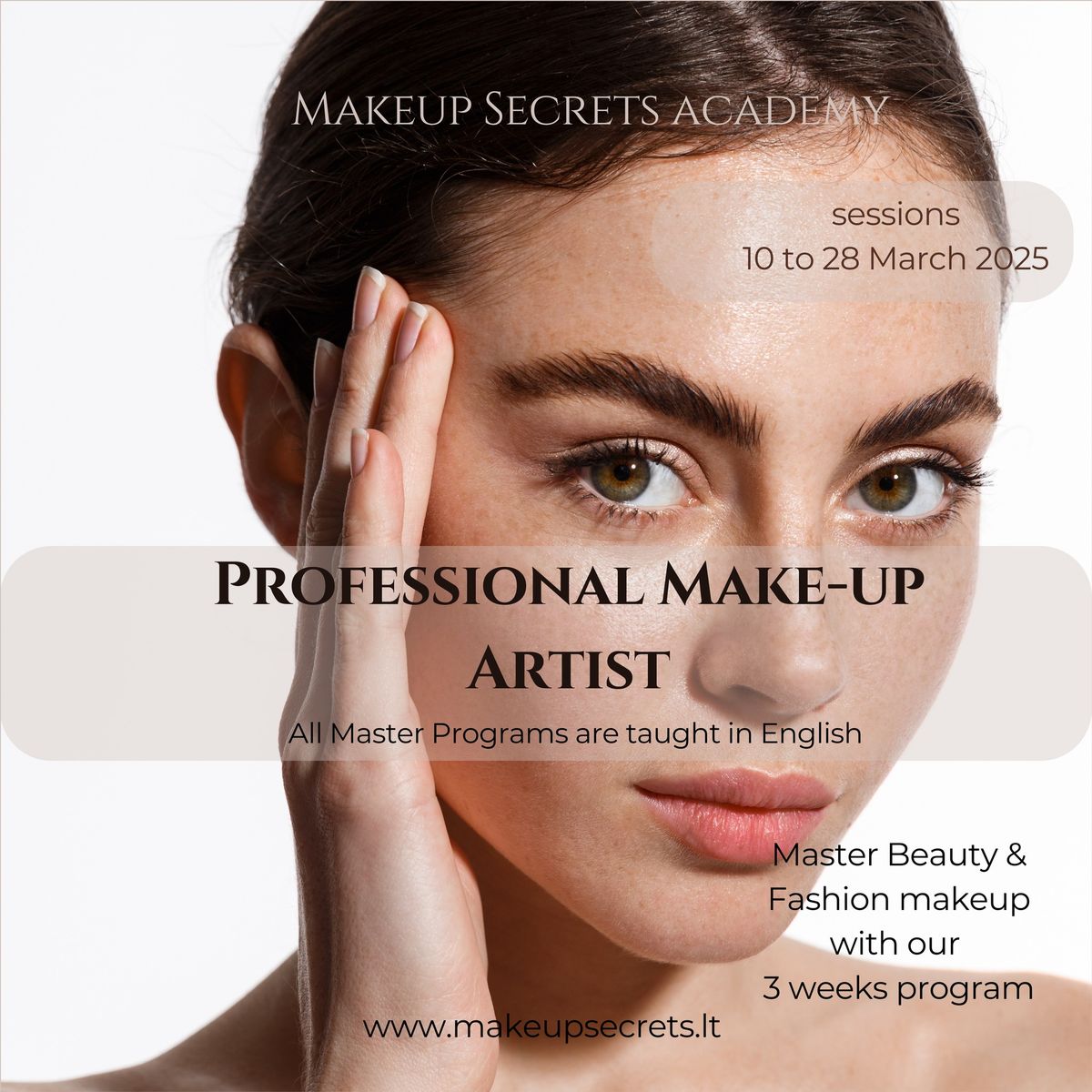 Professional Make-up Artist - English class