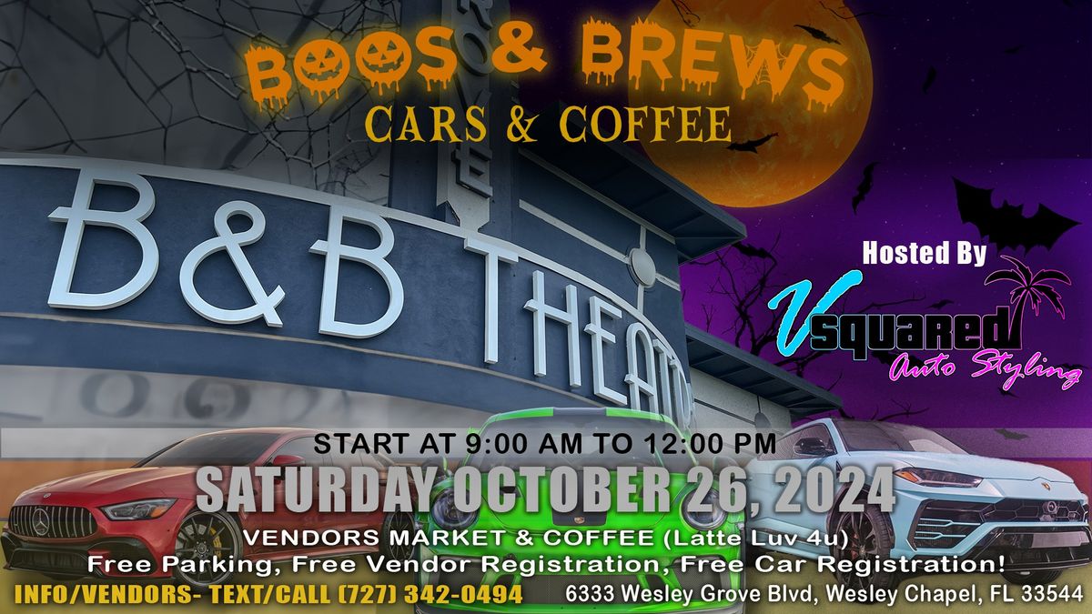 Boos and Brews Cars and Coffee