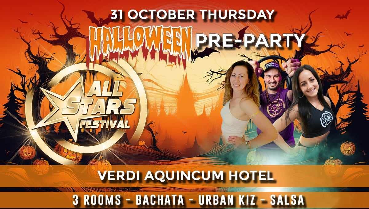 All Stars Festival Preparty - 3 Rooms | SALSA | BACHATA | URBAN KIZ