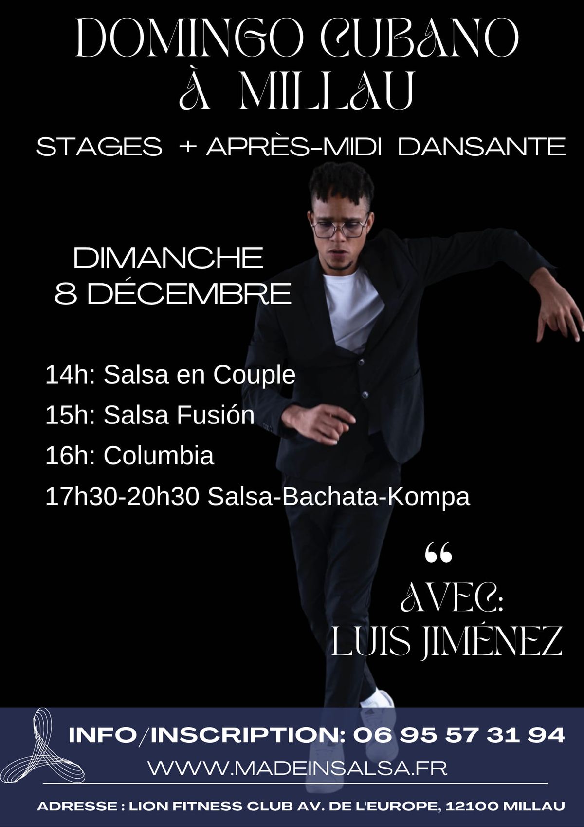 DOMINGO CUBANO ( Stage + Soir\u00e9e )