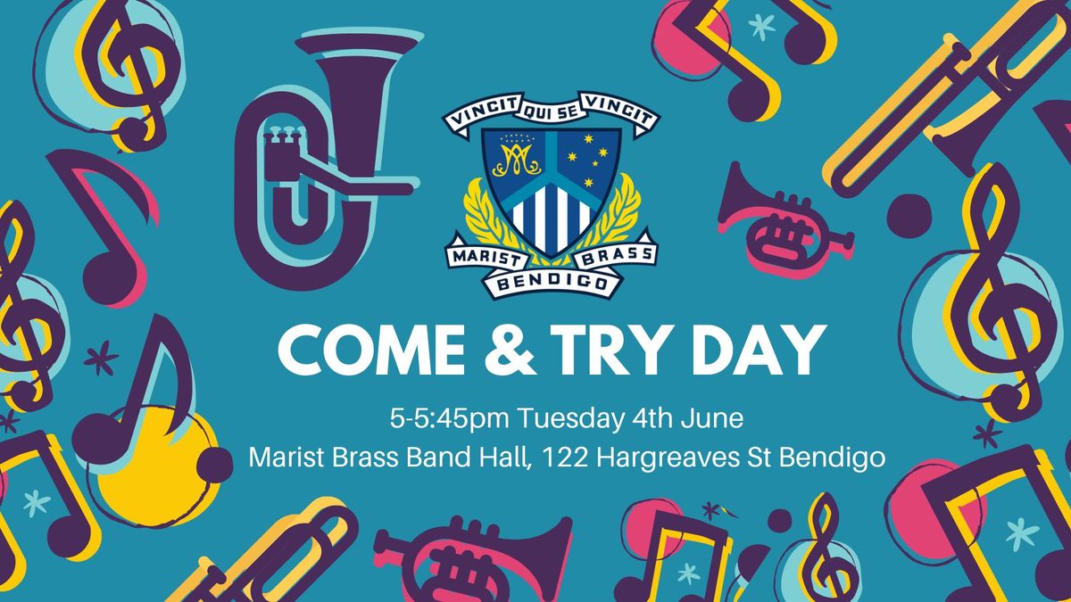 Marist Brass Come & Try Day - Try playing an instrument!