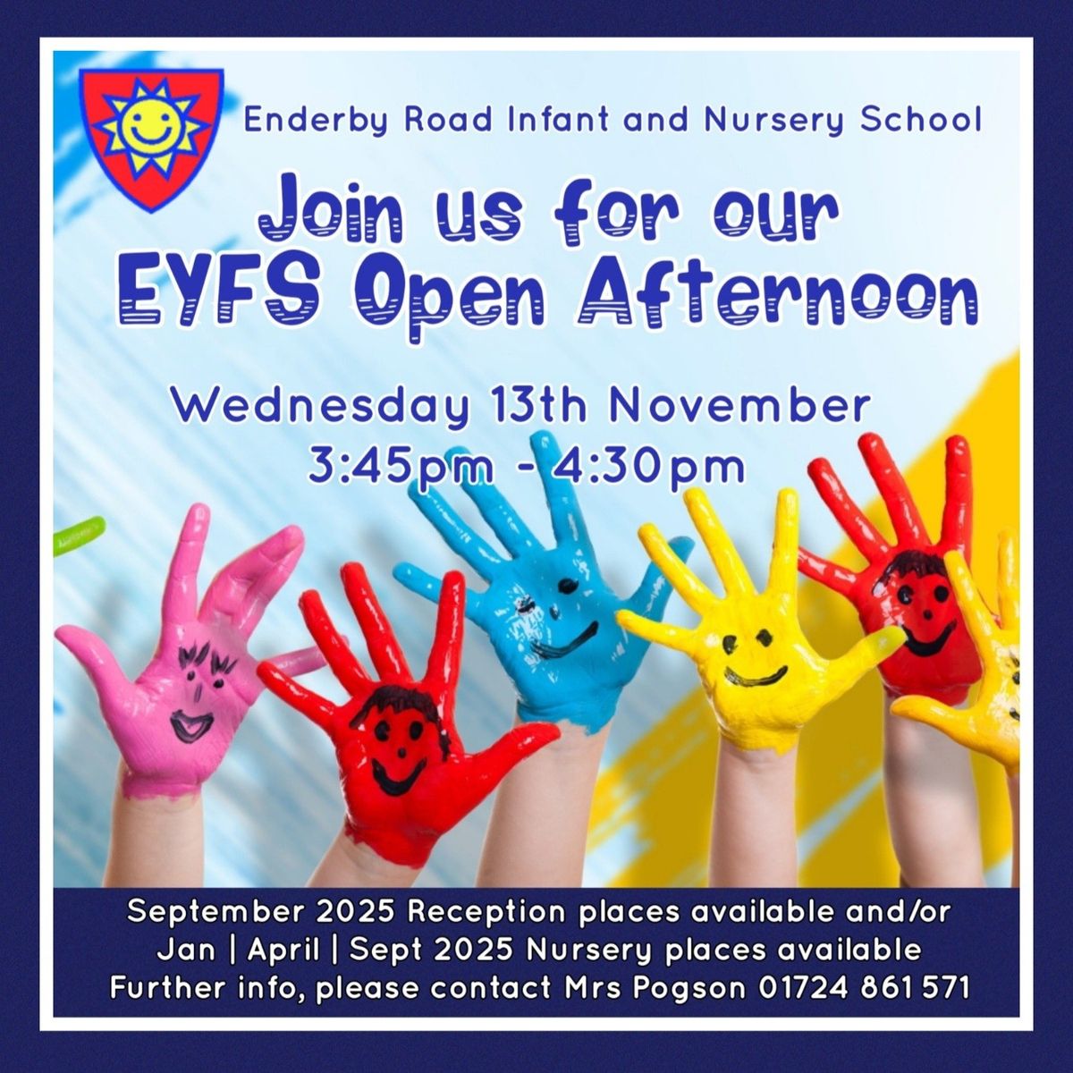 Enderby Road Infant and Nursery School EYFS Open Afternoon