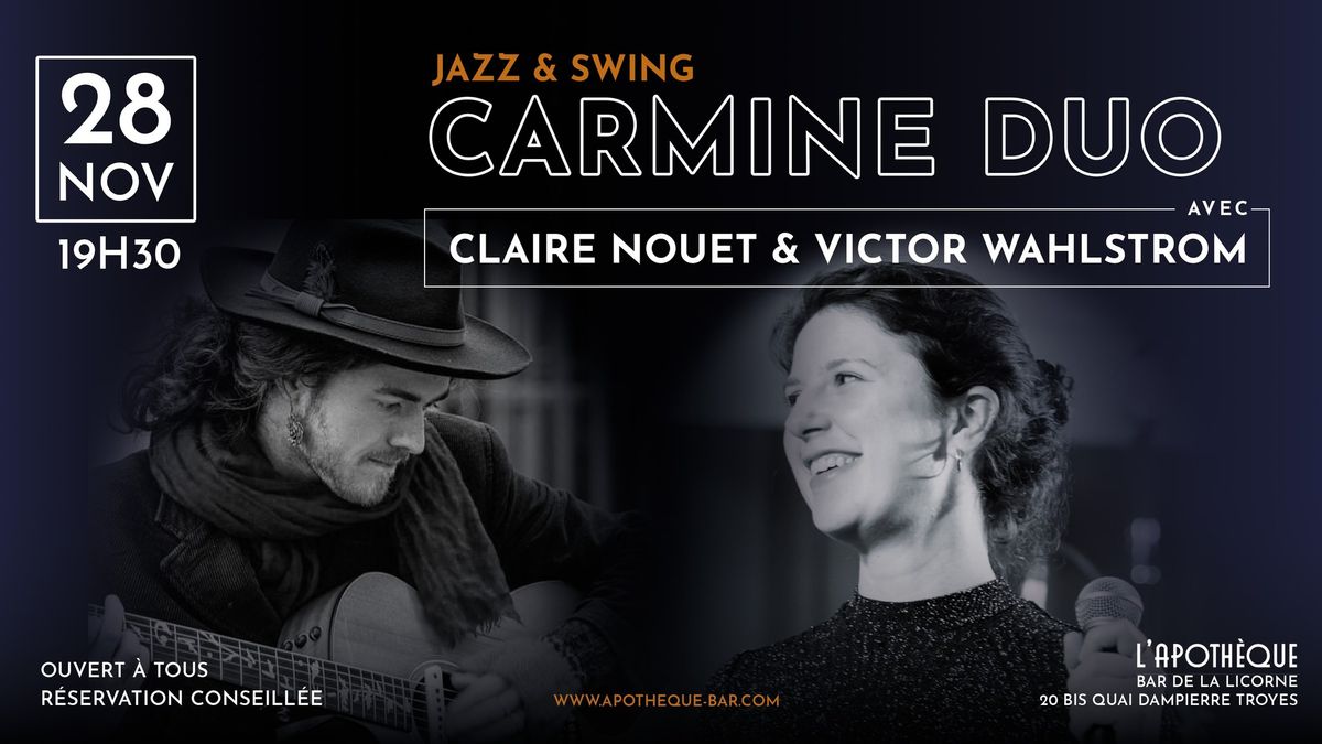 CARMINE DUO - Jazz and Swing