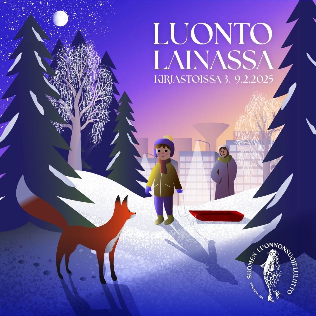 Luonto lainassa -viikko Viikin kirjastossa