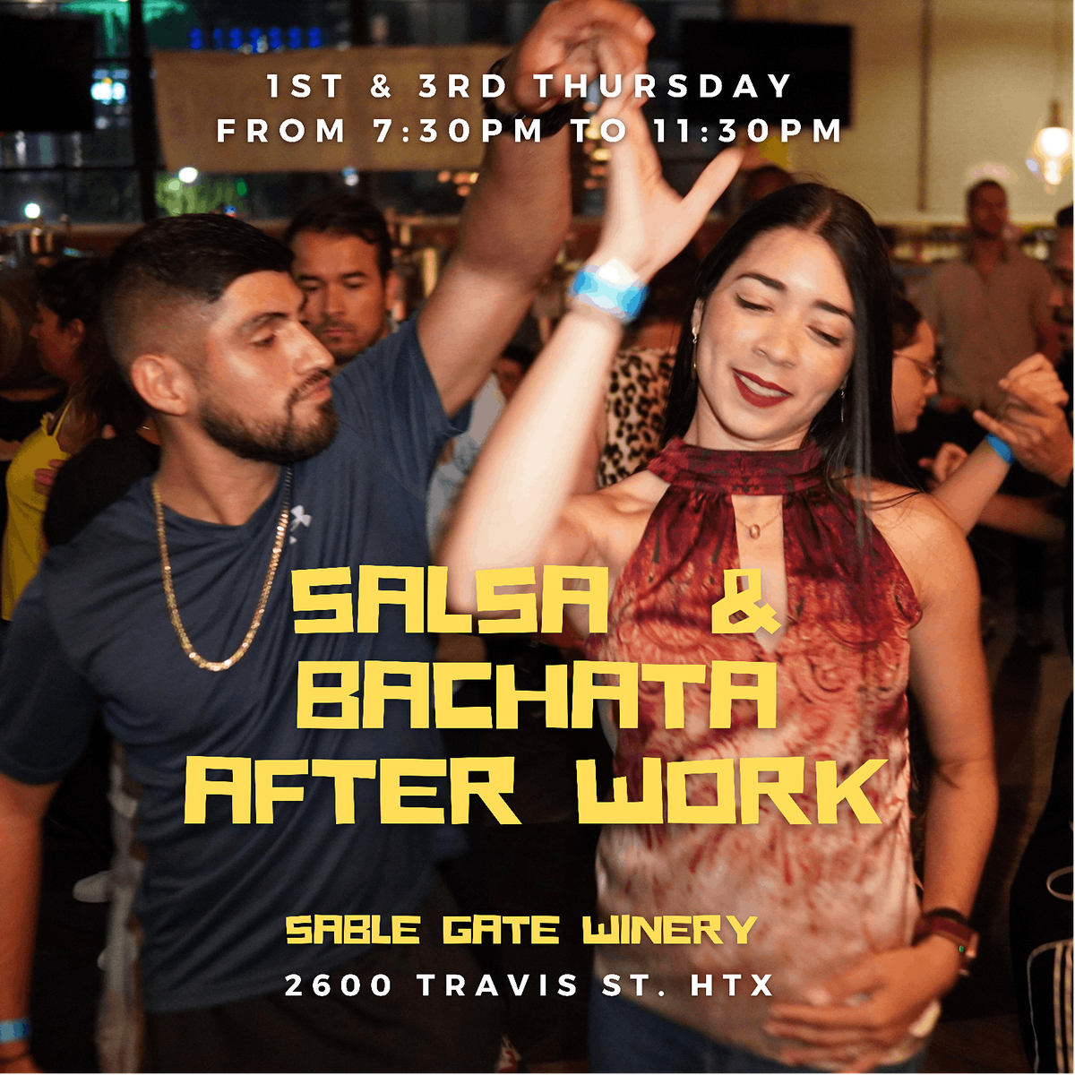 Salsa & Bachata After Work Thursday @ Sable Gate Winery 09\/30
