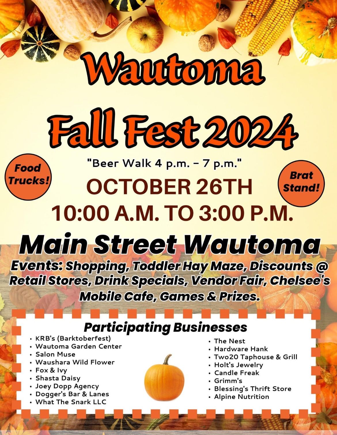 WAUTOMA FALL FEST