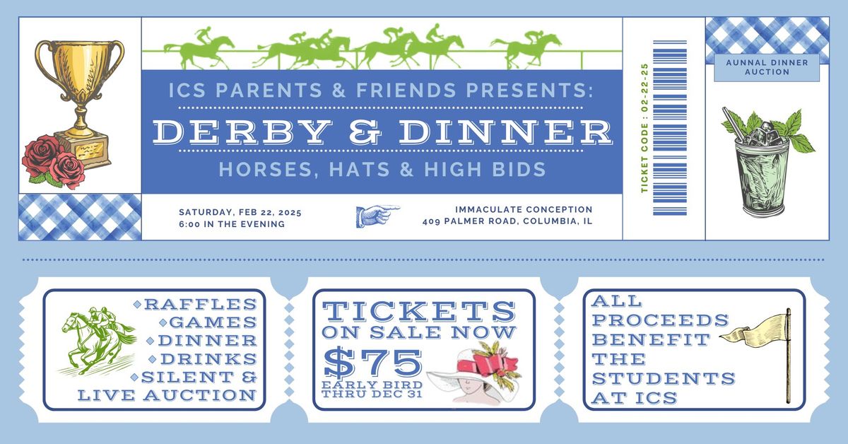 Derby & Dinner: ICS Dinner Auction