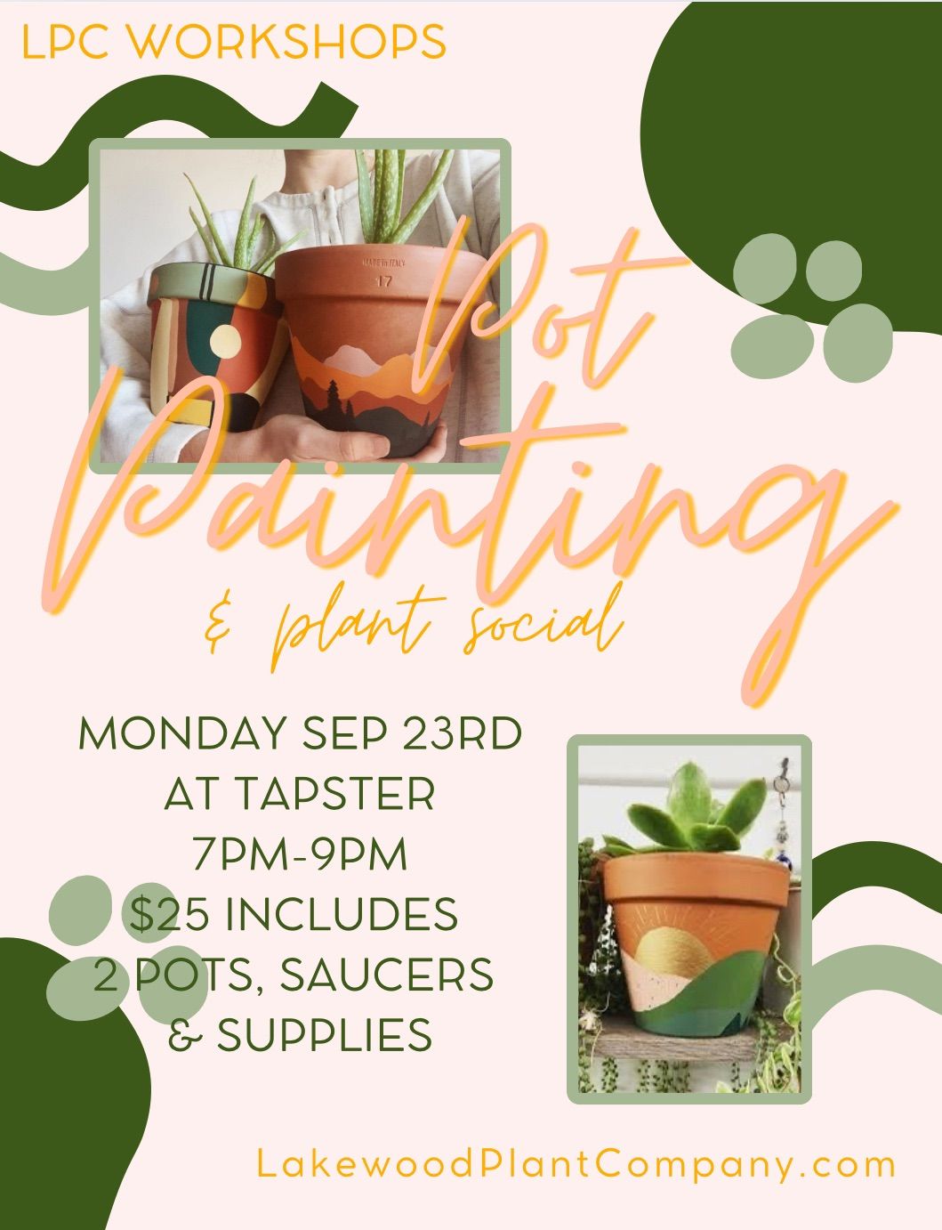 September Plant Social @ Tapster