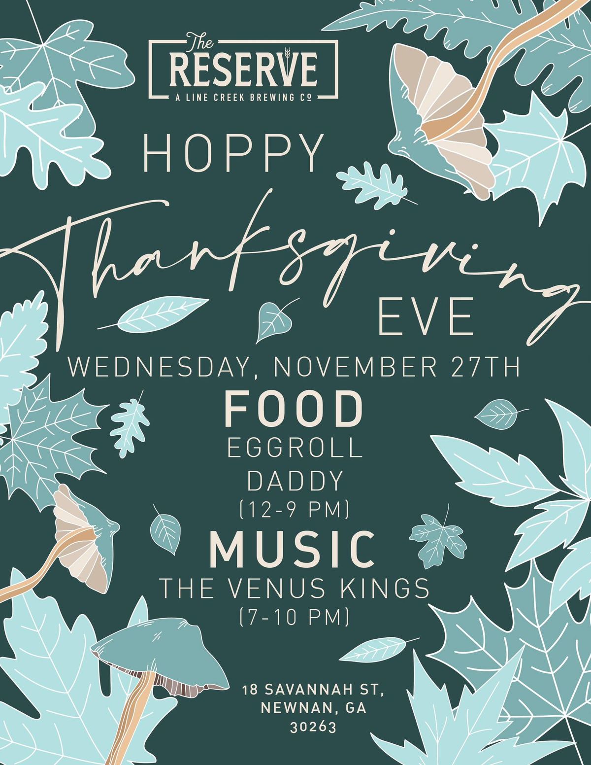 Hoppy Thanksgiving Eve at The Reserve