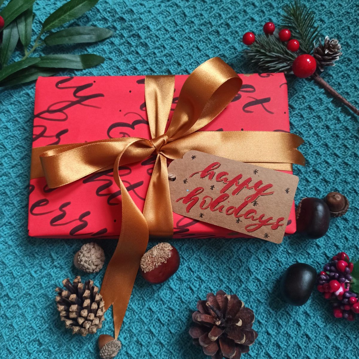 Festive Gift Wrap Calligraphy Workshop at Santosa, Edinburghh