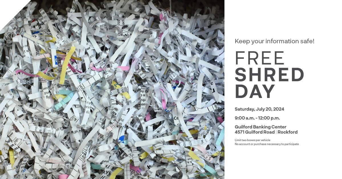 Free Paper Shred Day