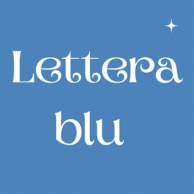 Lettera blu