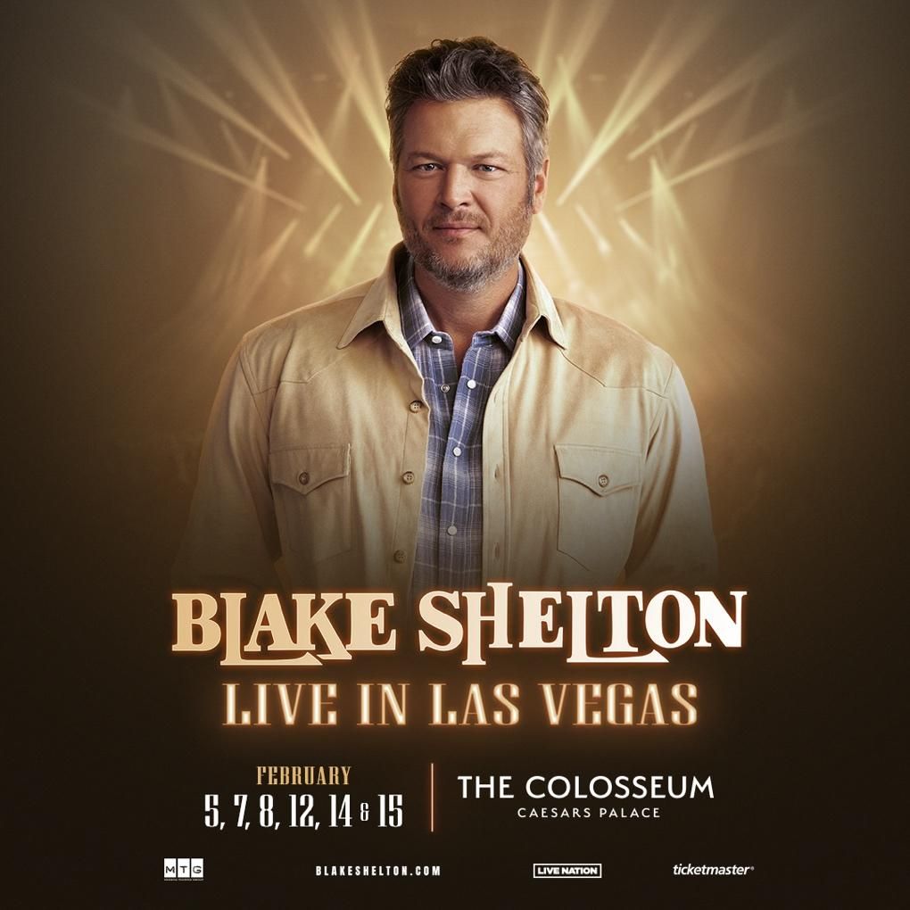 Blake Shelton at The Colosseum at Caesars Palace